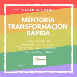 Mentoria en transformación rápida - Agile - Conxi Perez Andreu